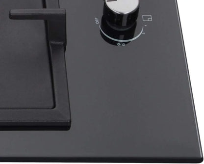 K&H 4 Burner 24 Inch Built-in LPG/Propane Gas Stove Top Glass Surface Cast Iron Cooktop UL/ETL Certified 4-GCW-LPG