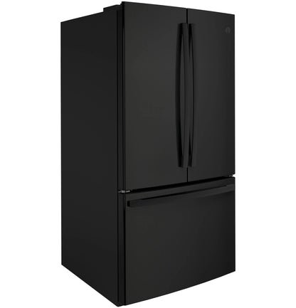 GE APPLIANCES GNE27JGMBB french door freestanding refrigerator