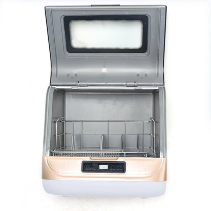 Portable Countertop Dishwasher W/Steam& Air-dry Function, 4 Washing Programs, 360° Streak-free Deep Cleaning for Home Apartments& Rvs (12-20pc Once)
