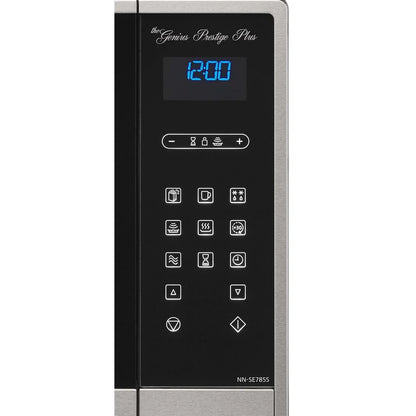 Panasonic 1.2 Cu. Ft. 1200W Genius Sensor Countertop Microwave Oven with Inverter Technology in Black