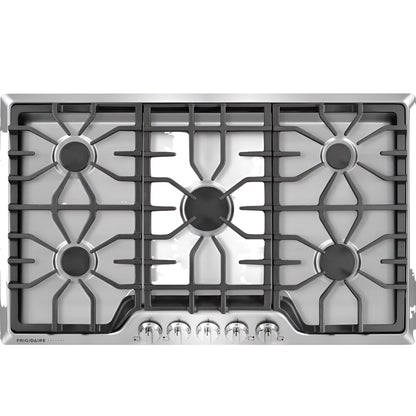 Frigidaire Gallery 36 inch Gas Cooktop in Stainless Steel with 5 Burners