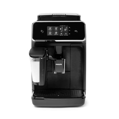 Restored Philips 2200 LatteGo Automatic Espresso Machine, Black | 3 Recipes | EP2230/14 (Refurbished)