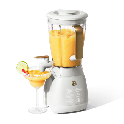 Beautiful Slush Crush 60 oz 4-Speed Frozen Drink Maker, White Icing by Drew Barrymore