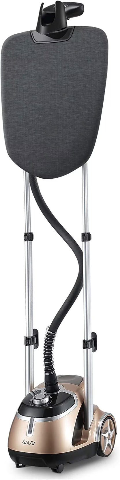 SALAV? GS44-DJ GOLD 1500W Garment Steamer Built in Ironing Board, Gold & Black