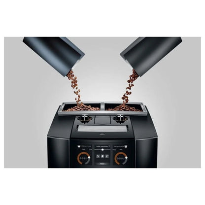 Jura J8 Twin Superautomatic Espresso Machine | 31 Recipes | Diamond Black | 15658