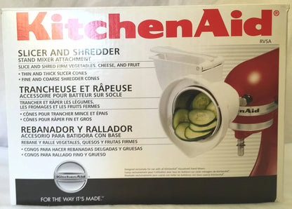 Open Box KitchenAid RVSA Slicer/Shredder Attachment for Stand Mixers