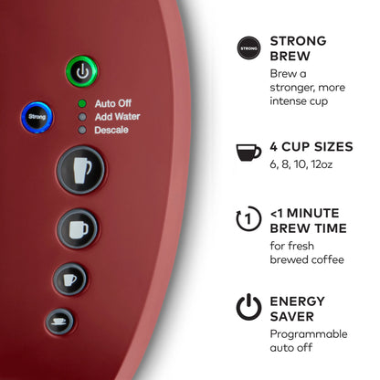 Keurig K-Select Single-Serve K-Cup Pod Coffee Maker, Matte White