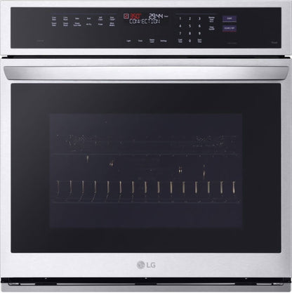 LG WSEP4727F 30 inch Stainless Built-In Electric Single Convection Wall Oven