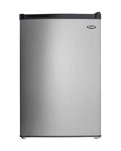 Danby 4.5 cu. ft. Compact Fridge with True Freezer in Stainless Steel (DCR045B1BSLDB)