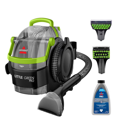BISSELL Little Green Pro Portable Deep Cleaner, for Carpet, Upholstery, and Auto, Compact, Superior Suction, Professional Cleaning, StainProtect Technology, 2505