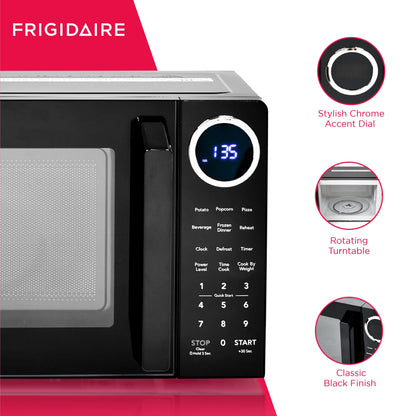 Frigidaire 0.9 cu ft Countertop Microwave Ovens in Black, EMW953