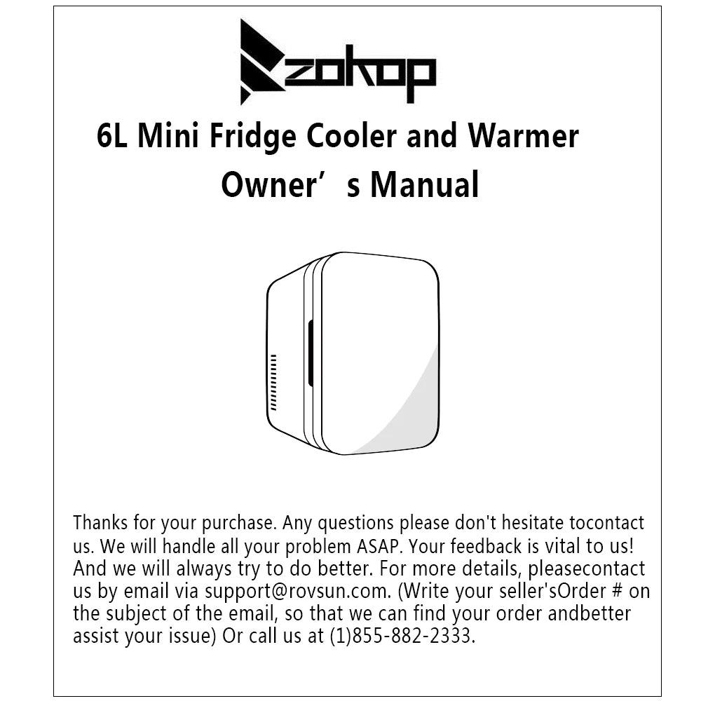 Clearance! Mini Refrigerator for Office, Electric Cooler & Warmer (6Liter/8Can) Portable Compact Personal Fridge, 100% Freon-Free & Eco-Friendly for Car, Trip, Outdoor, Office, Dorm, Apartment, S11399
