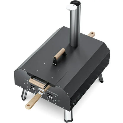 Lilypelle 16�� Dual-Fuel Outdoor Pizza Oven, Portable