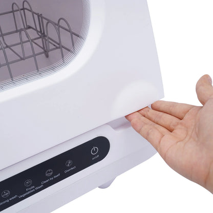 Portable Countertop Dishwasher 5 Washing Programs with Water Tank Leak-Proof Dry