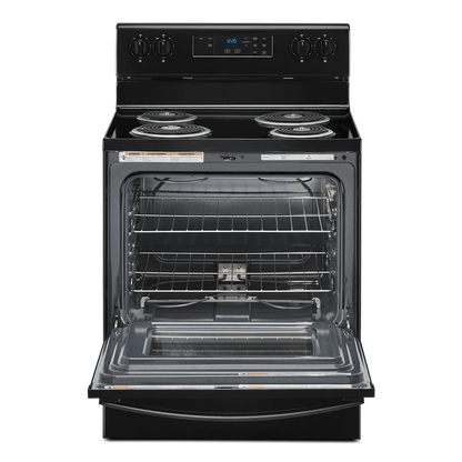 WHIRLPOOL WFC150M0JW 30" freestanding coil electric range