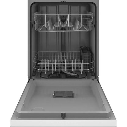 Hotpoint HDF310PGRWW 60 dBA White Front Control Dishwasher