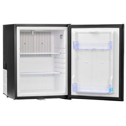 Smad 2.1 Cu ft Compact Refrigerator 110V/12V RV Truck Caravan Car Fridge Quiet Reversible Door Lock