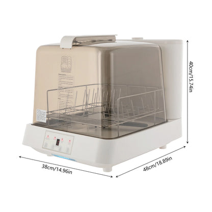 TFCFL 800W Portable Mini Dishwasher Countertop Dish Washing Machine w/ Washing Programs
