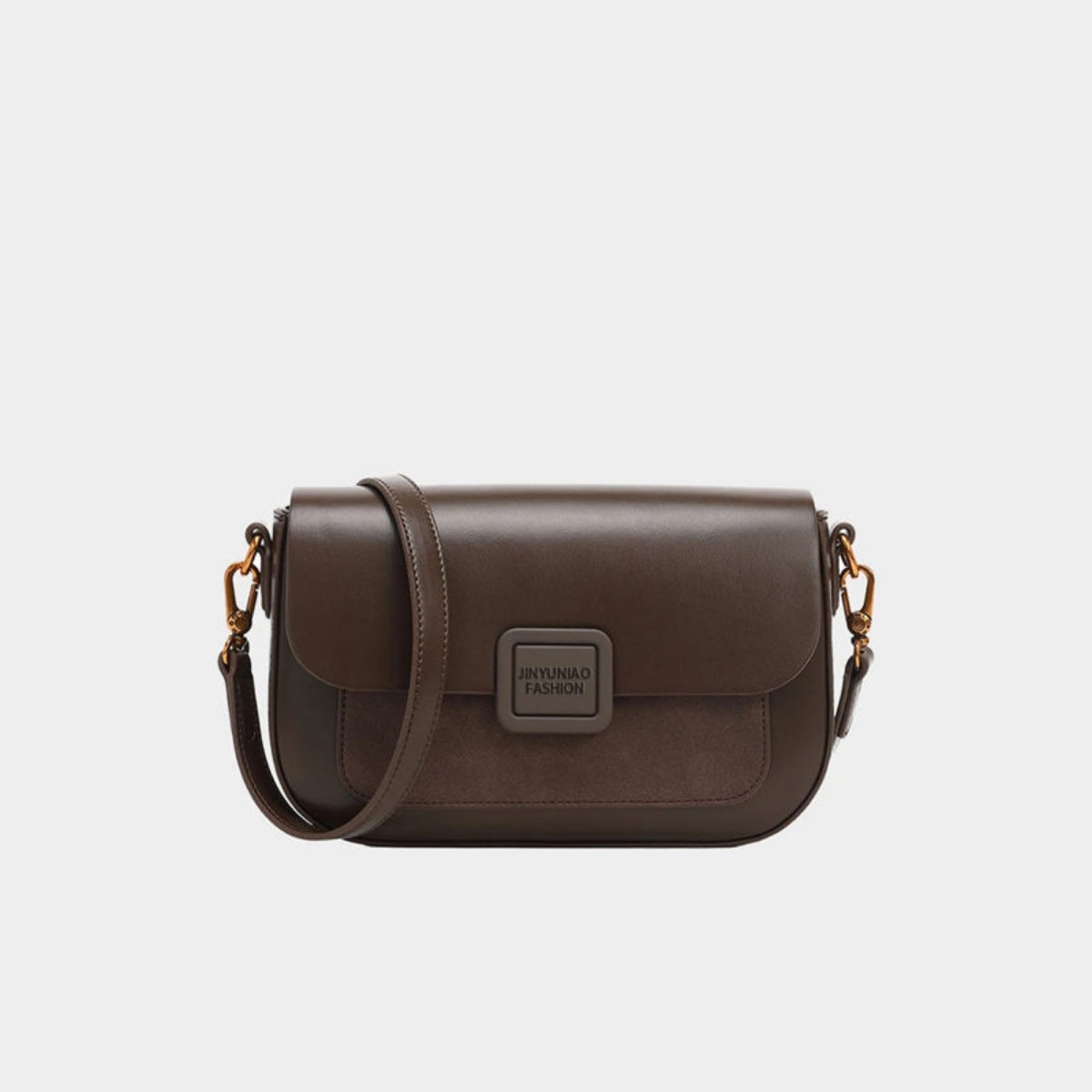 Women's adjustable strap flap crossbody bag