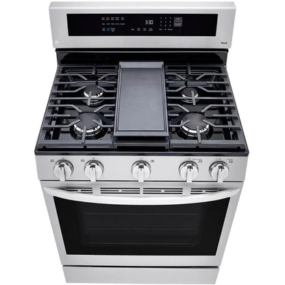 LG 30�� 5.8 cu ft Slide-In Gas Range in Stainless Steel