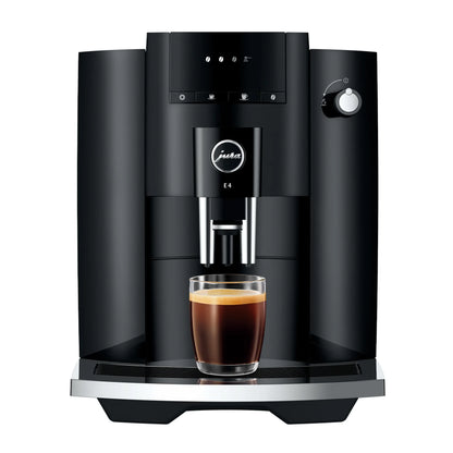 Jura E4 Automatic Coffee Machine (Piano Black)