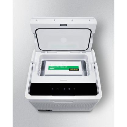 Portable 12V/24V cooler capable of operating at -12C or standard refrigerator temperatures