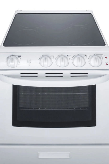 24" Wide Electric Smooth-Top Range
