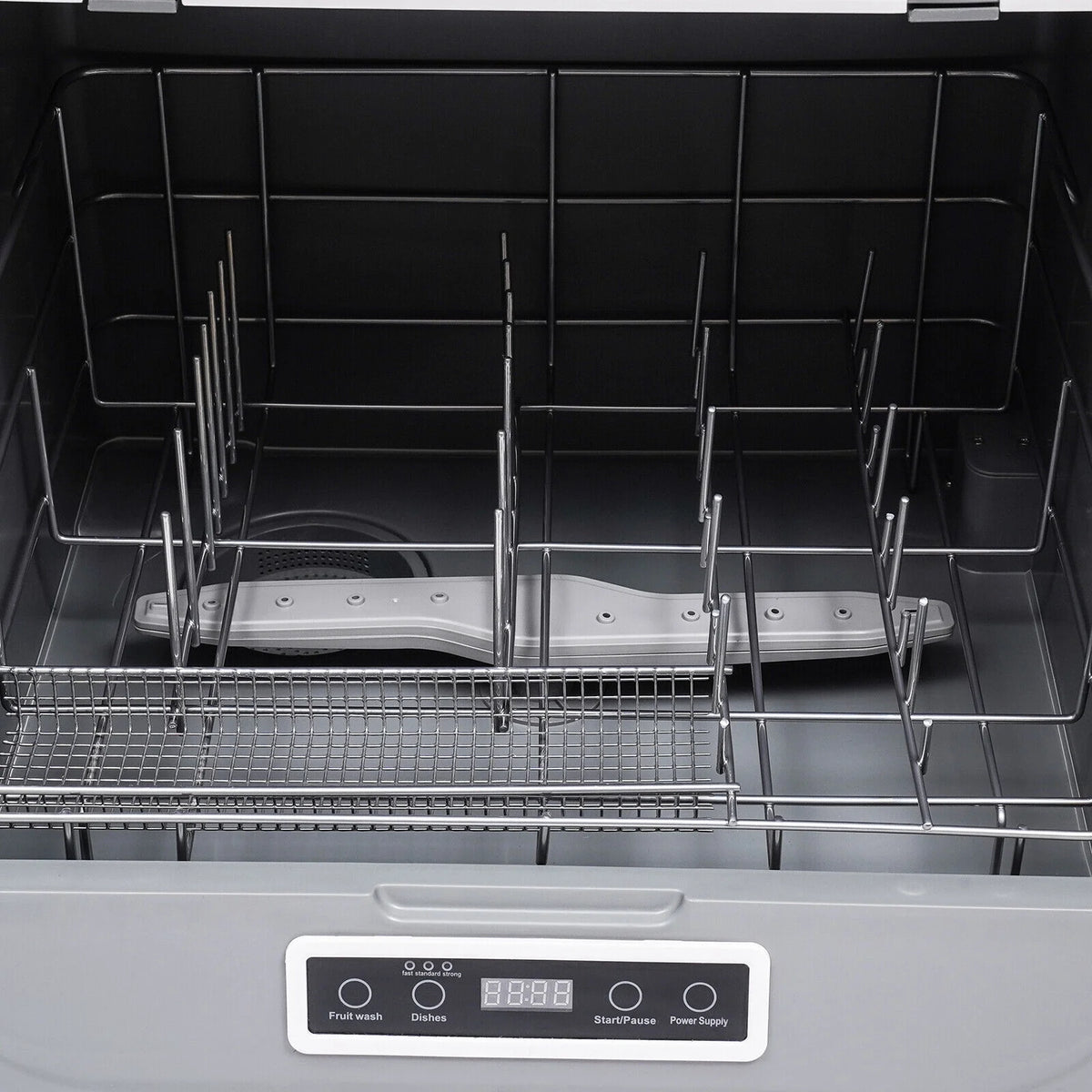 800W Tabletop Dishwasher, IPX1 Waterproof, Multiple Wash Programs, Portable Dishwasher with Water Tank Air Dry 110V