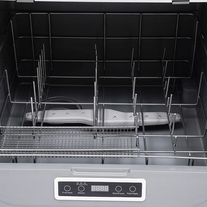 800W Tabletop Dishwasher, IPX1 Waterproof, Multiple Wash Programs, Portable Dishwasher with Water Tank Air Dry 110V