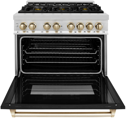 ZLINE KITCHEN AND BATH RAZWM36G professional gas range