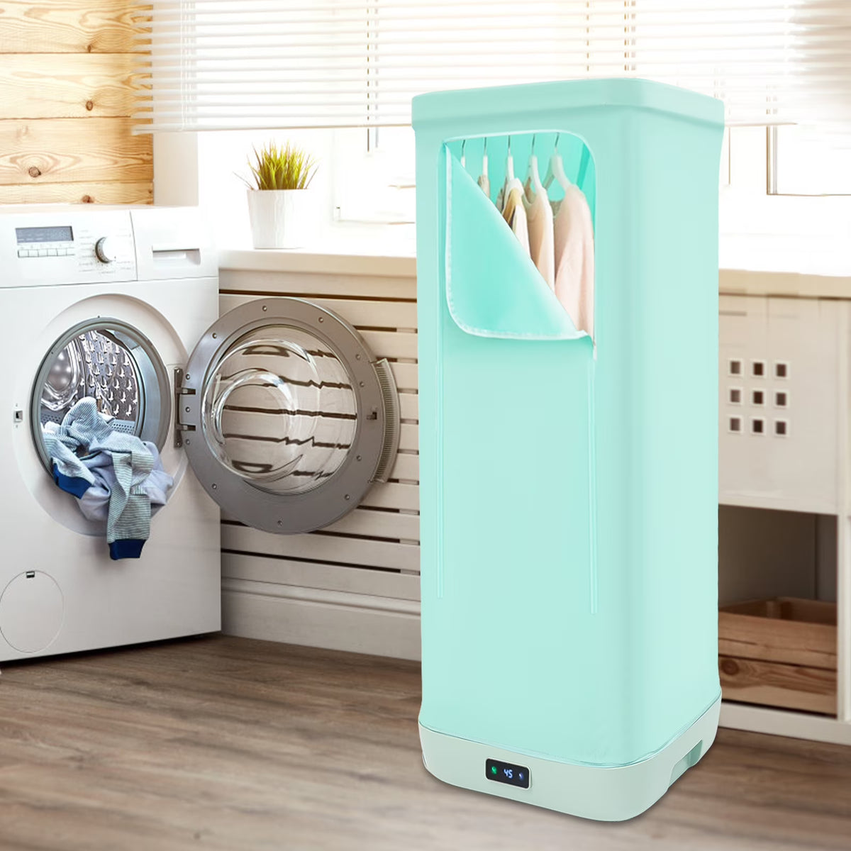 Portable Clothes Dryer, Folding Clothes Dryer, Household Clothes Dryer for Homes, Business Trips, Traveling, Flat