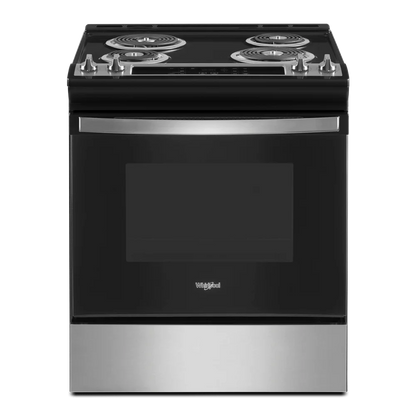 WHIRLPOOL WEC310S0LS slide in electric range