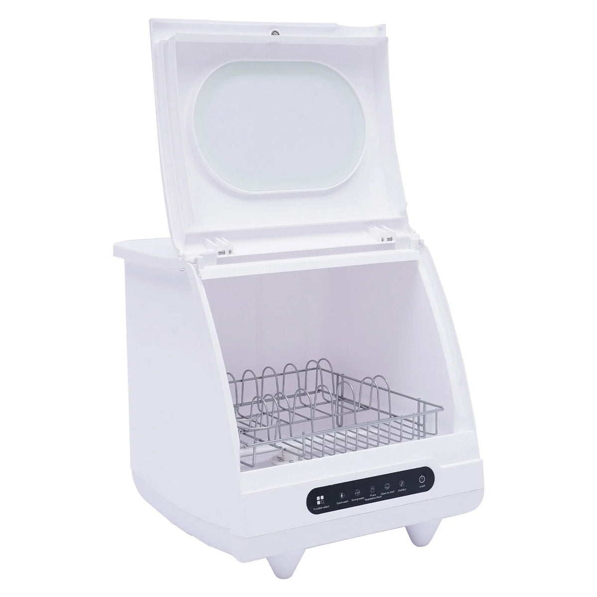 Miumaeov Compact Mini Dishwasher with Full Panel Control, 50 dB