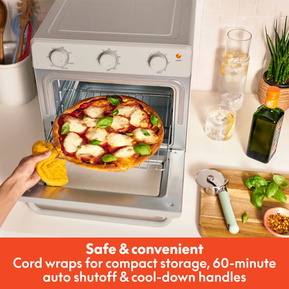 bella 6-Slice Toaster Oven, Oatmilk