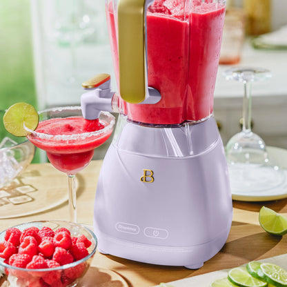 Beautiful Slush Crush 60 oz 4-Speed Frozen Drink Maker, White Icing by Drew Barrymore