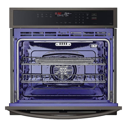 LG WSEP4723D 30 inch Black Stainless Steel Single Electric Wall Oven