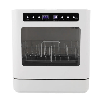 110V 800W Portable Mini Dishwasher, Countertop Dishwasher, Household Mini Dishwasher 6.8L