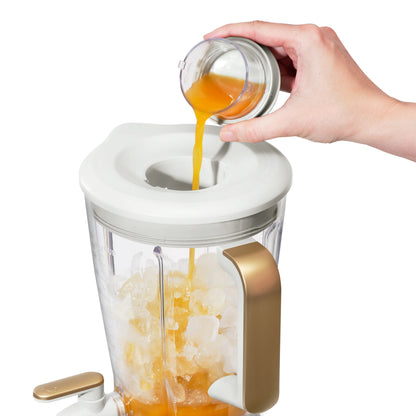 Beautiful Slush Crush 60 oz 4-Speed Frozen Drink Maker, White Icing by Drew Barrymore