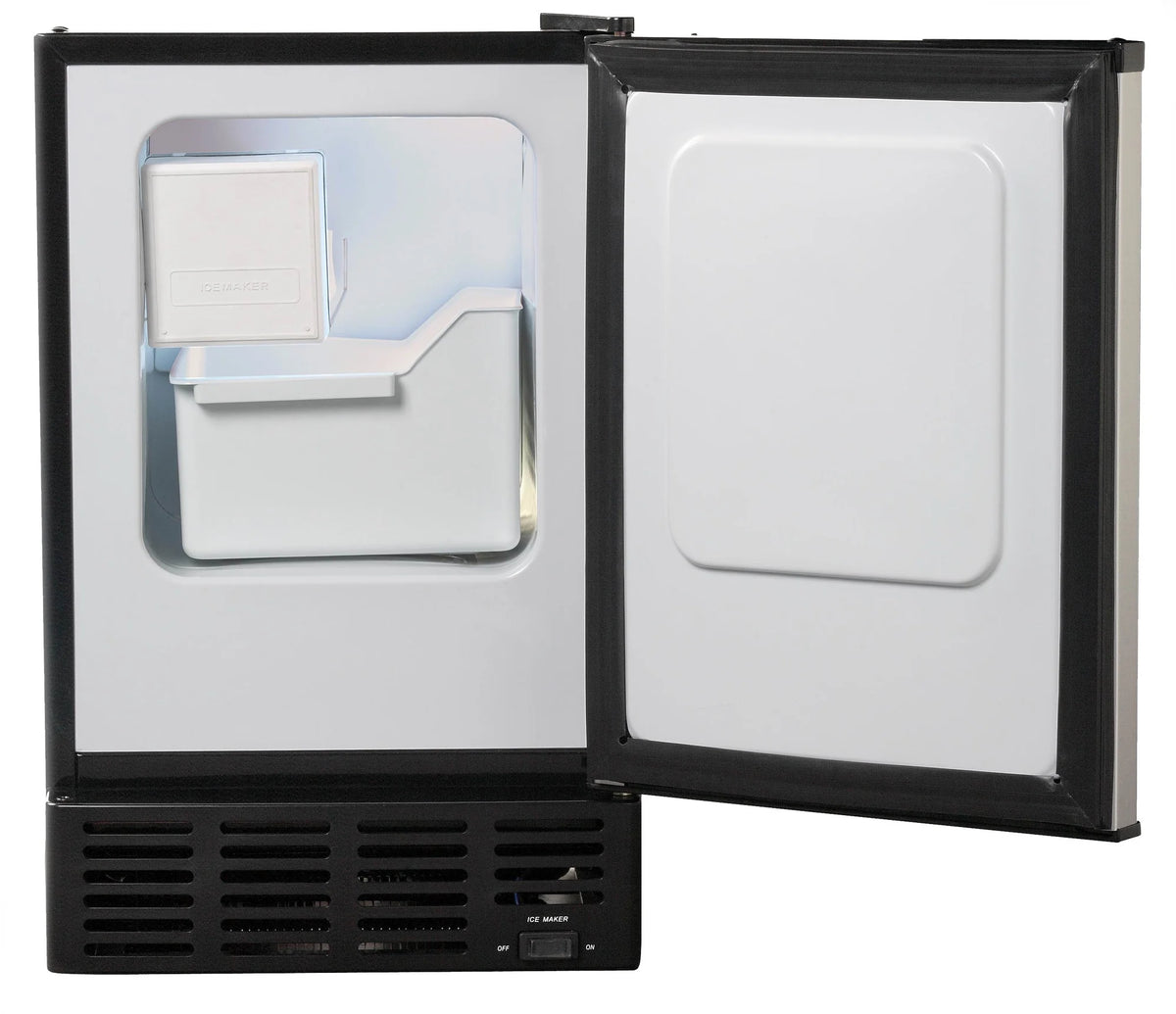 Sunpentown Under-the-Counter Thermo-Electric Ice Maker, Stainless Steel