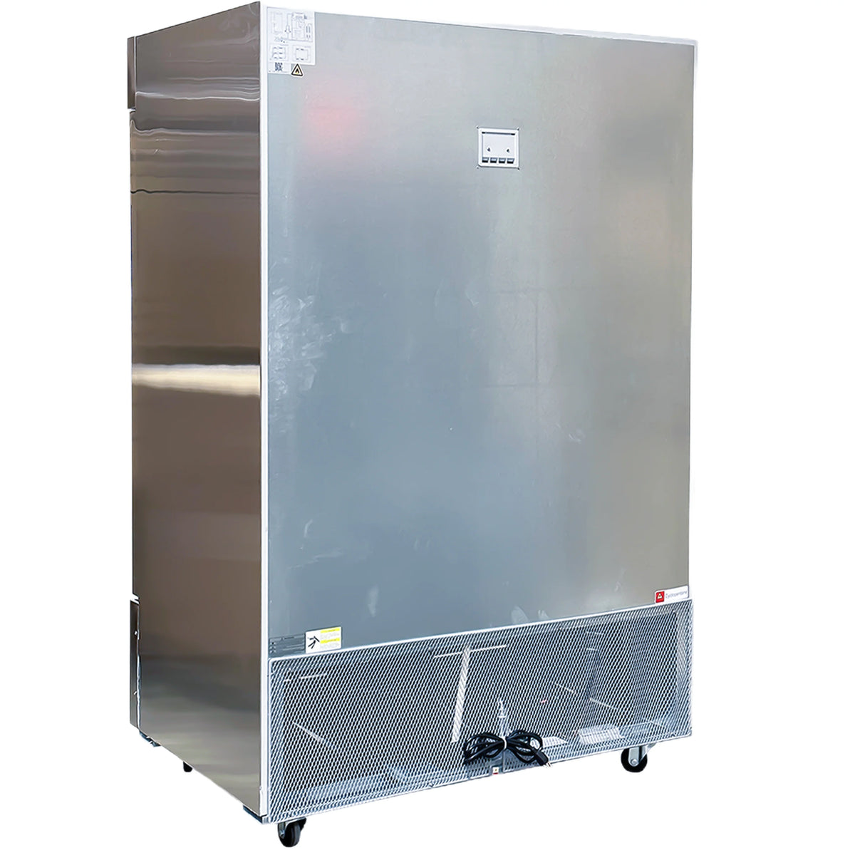 54 in. with 42 Cu.ft. Auto Defrost Freezer, Commercial 2 Door Reach in Upright Freezer in Stainless Steel, NSF