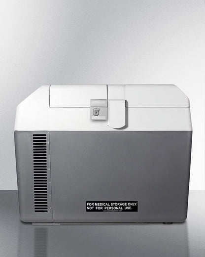 Portable Refrigerator/Freezer, Gray with Lock