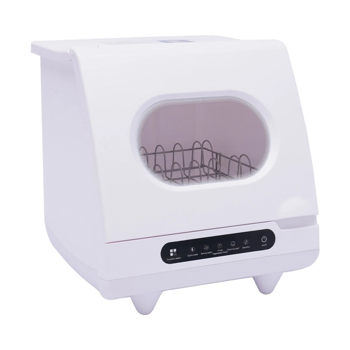 Miumaeov Compact Mini Dishwasher with Full Panel Control, 50 dB