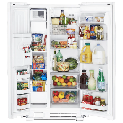 WHIRLPOOL WRS315SDHM side by side freestanding refrigerator