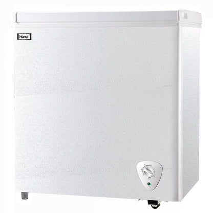 WANAI Chest Freezer 5 Cu.ft, Deep Freezer with Top Open Door ,White