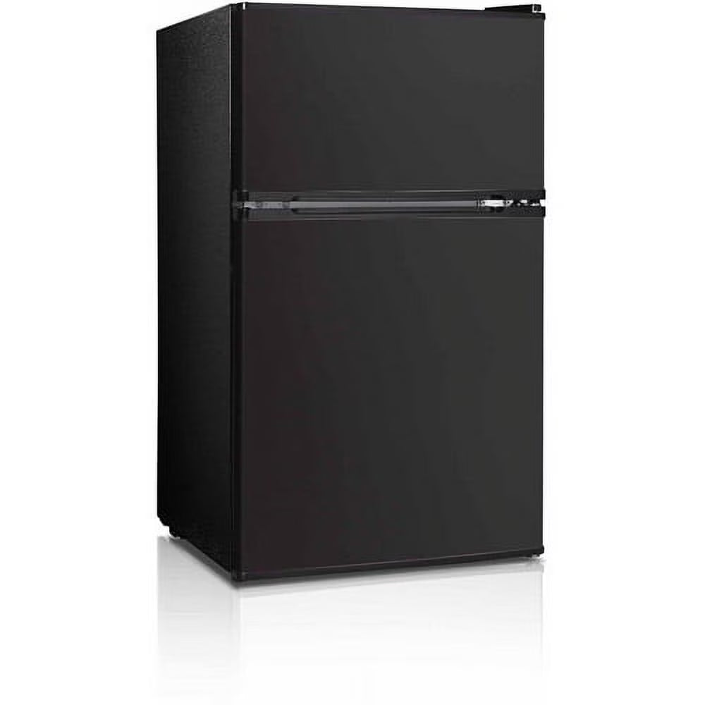 Midea 3.1 cubic foot Compact Refrigerator and Freezer, Black