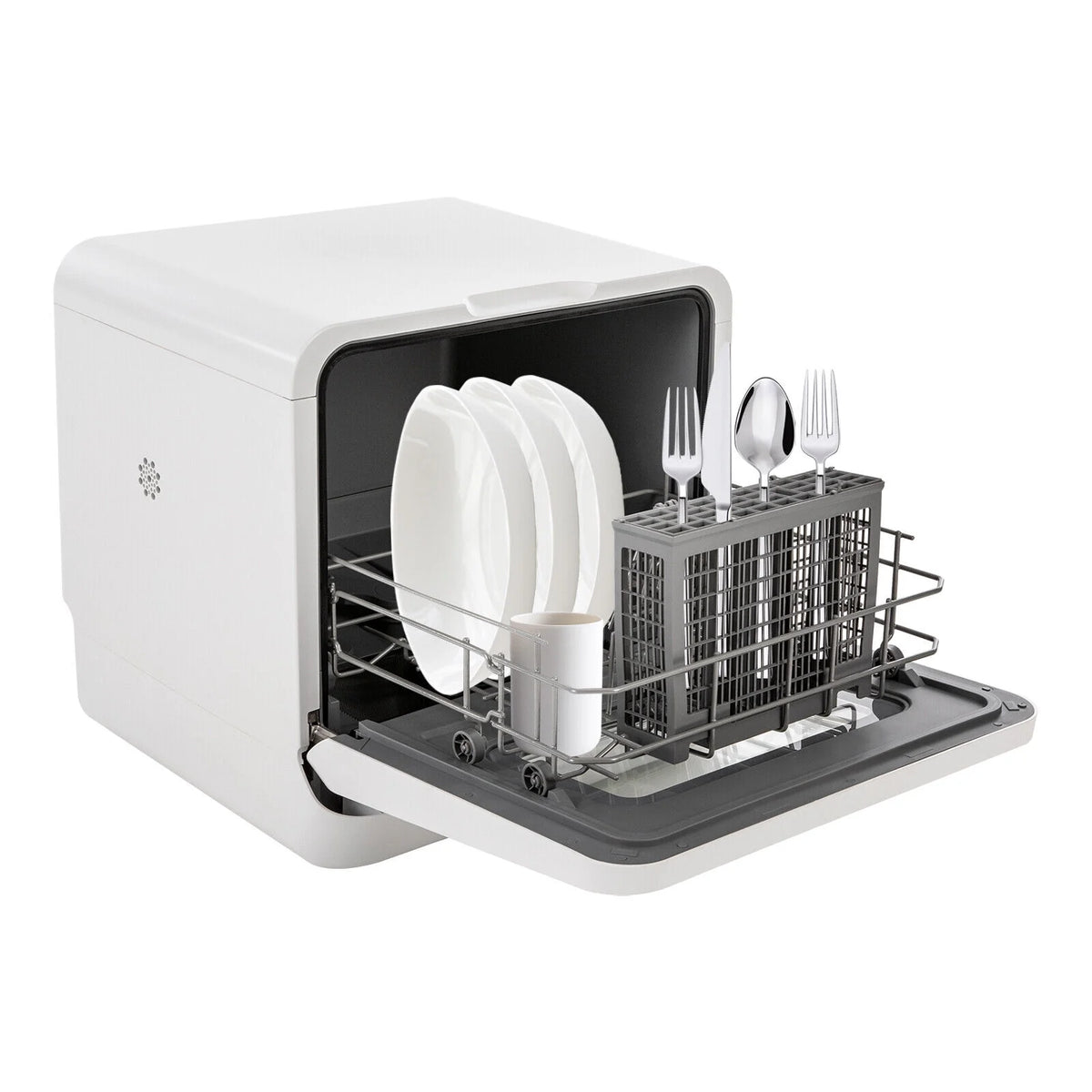 785W Portable Dishwasher, Leak-Proof, Air Dry, IPX1 Waterproof, 3-in-1 Mini Dishwasher with Water Tank for Kitchen