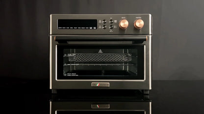 VAL CUCINA 10-IN-1 AIR FRYER TOASTER OVEN -  BRUSHED STAINLESS STEEL