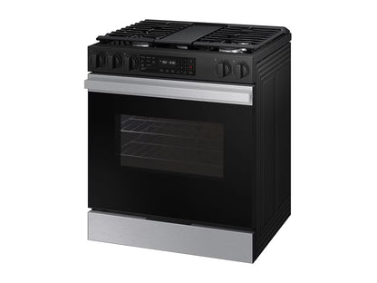 Samsung Bespoke Smart Slide-In Gas Range 6.0 cu. ft. with Air Fry & Precision Knobs NSG6DG8300SR