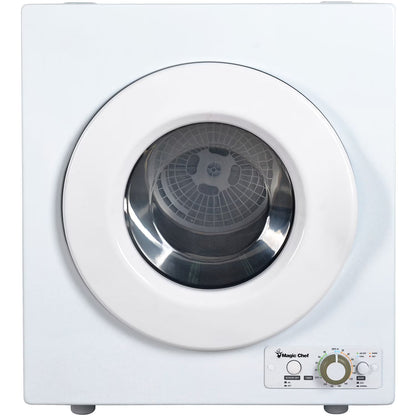 Magic Chef 2.6 cu ft Compact Electric Dryer, White