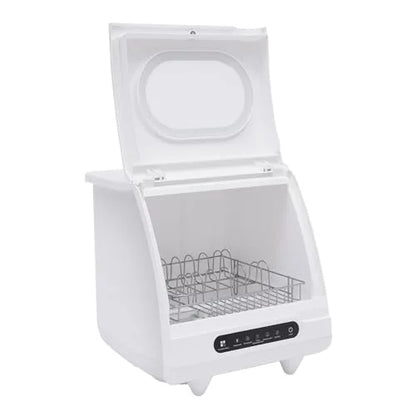 Portable Mini Dishwasher Countertop, 1200W 5 Washing Programs Display Washing Programs Table Top Dishwasher, With 360��Dual Spray, Portable Compact Dishwasher, L15.7xW15.7xH17.72in
